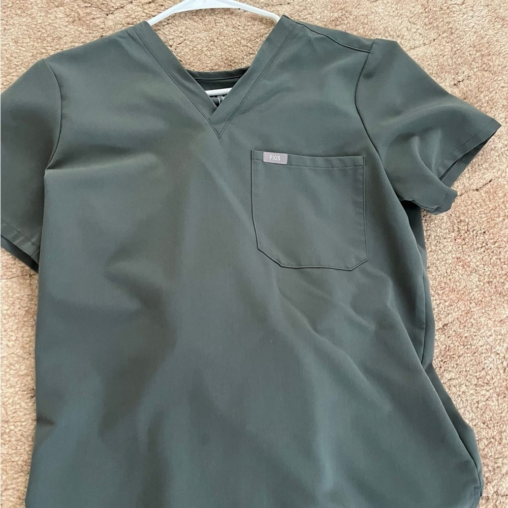 Green Scrub Top